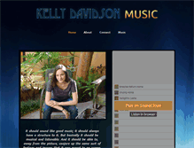 Tablet Screenshot of kellydavidsonmusic.com